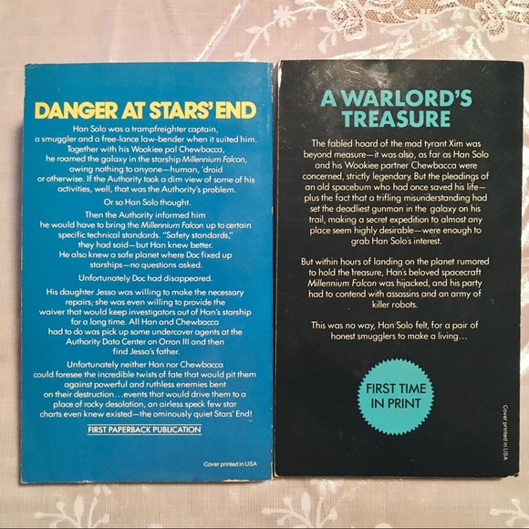 Han Solo Star Wars 1st edition books - Picture 2 of 3